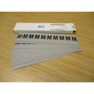 Stranco AM1-M Letter "M" Label AMI-M (Pack of 25)