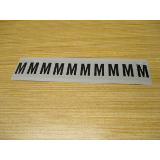 Stranco AM1-M Letter "M" Label AMI-M (Pack of 25)