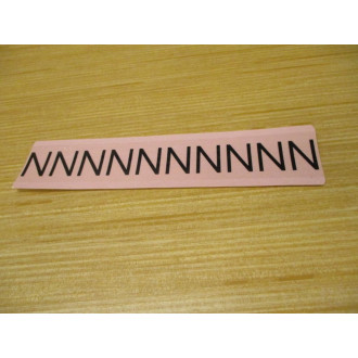 Stranco AM1-N Letter "N" Label AMI-N (Pack of 25)