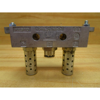 Festo VDMA 24 345-D-1 Valve Base VDMA24345D1 WMufflers - Used