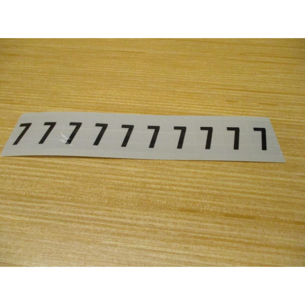Stranco AM1-7 Number 7 Label AMI-7 (Pack of 25) - New No Box