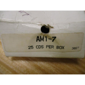 Stranco AM1-7 Number 7 Label AMI-7 (Pack of 25) - New No Box