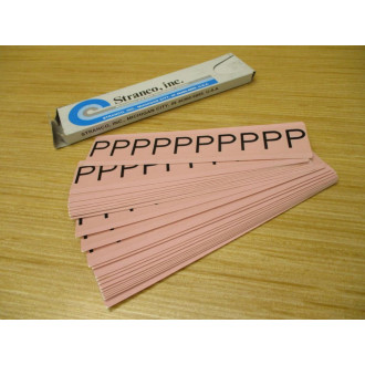 Stranco AM1-P Letter "P" Label AMI-P (Pack of 25)