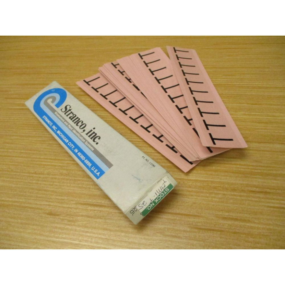 Stranco AM1-T Letter "T" Label AMI-T (Pack of 23)