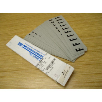 Stranco AM1-F Letter "F" Label AMI-F (Pack of 25)