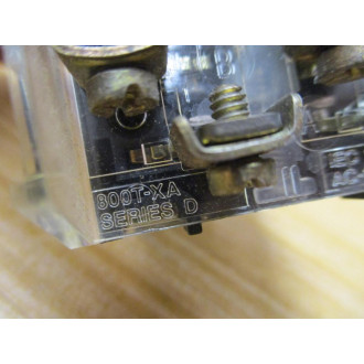 Allen Bradley 800T-FXP16 Push Button Switch W800T-XA Contact - Used