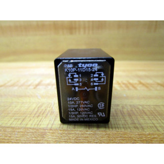 Potter & Brumfield K10P-11D15-24V Relay K10P-11D15-24VDC (Pack of 8) - Used