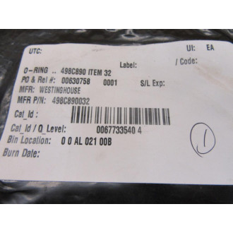 Westinghouse 498C890032 O-Ring 43 (Pack of 3)