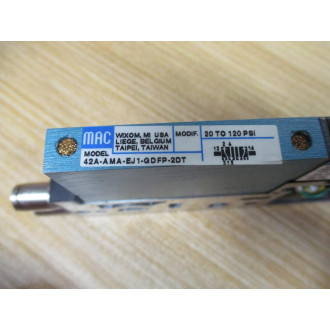 Mac Valves 42A-AMA-EJ1-GDFP-2DT Valve 42AAMAEJ1GDFP2DT WO Hardware - New No Box