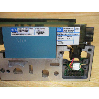 Mac Valves 42A-BME-EJ2-GDFP-2GA Solenoid Valve 42ABMEEJ2GDFP2GA - New No Box