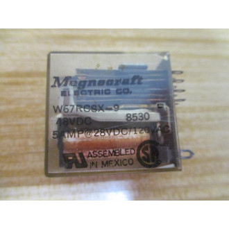 Magnecraft W67RCSX-9 Relay W67RCSX9 - Used