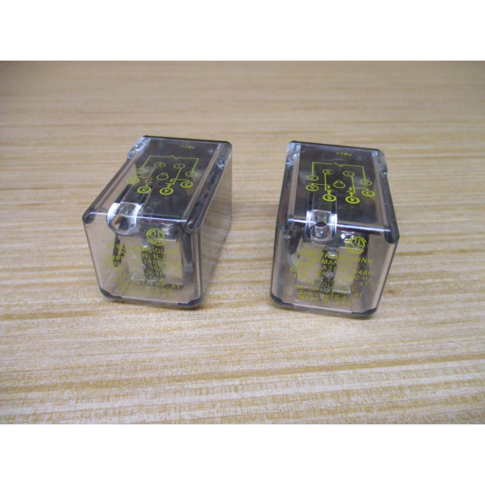 Struthers Dunn A314XBX48P-24VAC Relay A314XBX48P (Pack of 2) - Used