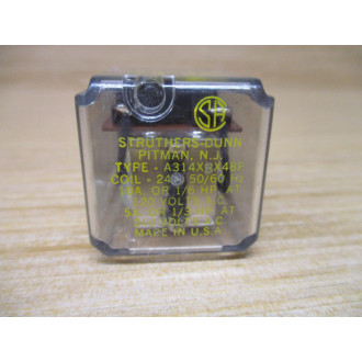 Struthers Dunn A314XBX48P-24VAC Relay A314XBX48P (Pack of 2) - Used