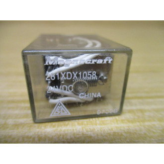Magnecraft 281XDX1058-24VDC Relay 281XDX1058 - New No Box