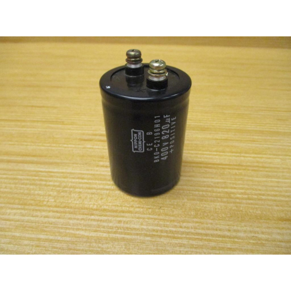Nippon Chemi-Con BK0-C2196H01 Capacitor BKO-C2196HO1 820µF 400v - Used