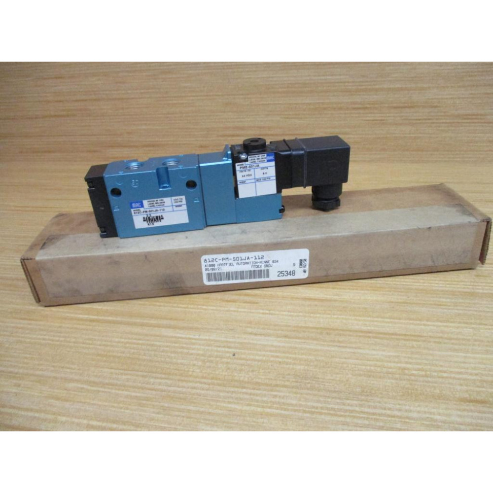 Mac Valves 812C-PM-501JA-112 Solenoid Valve 812CPM501JA112 Mac Valves 812C-PM-501JA-112 Solenoid Valve 812CPM501JA112