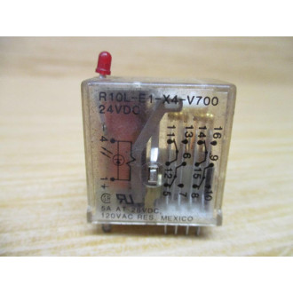 Potter & Brumfield R10L-E1-X4-V700 Relay R10LE1X4V700 - Used