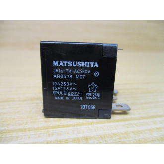 Matsushita JA1a-TM-AC220V Relay AR6528M07 - Used