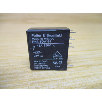Potter & Brumfield RKS-5DW-24V DC Relay RKS5DW24 - New No Box