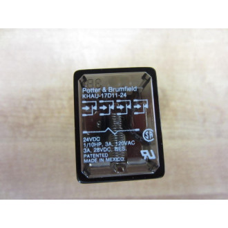 Potter & Brumfield KHAU-17D11-24V DC Relay KHAU-17D11-24 VDC