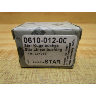 Star 0610-012-00 Linear Bushing 331076