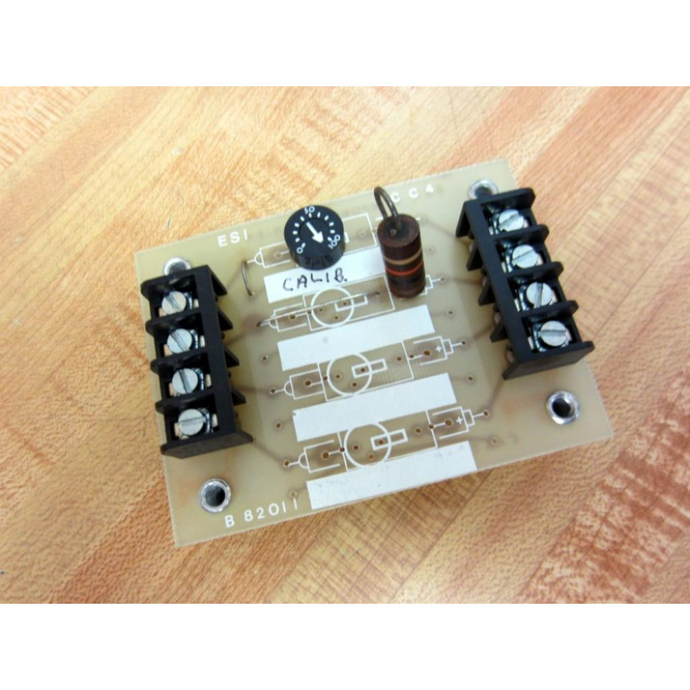 ESI B 82011 CC4 Component Carrier B82011 WTrimmer & Resistor - Used