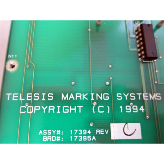Telesis 17394 KeyBoard 17395A - Used
