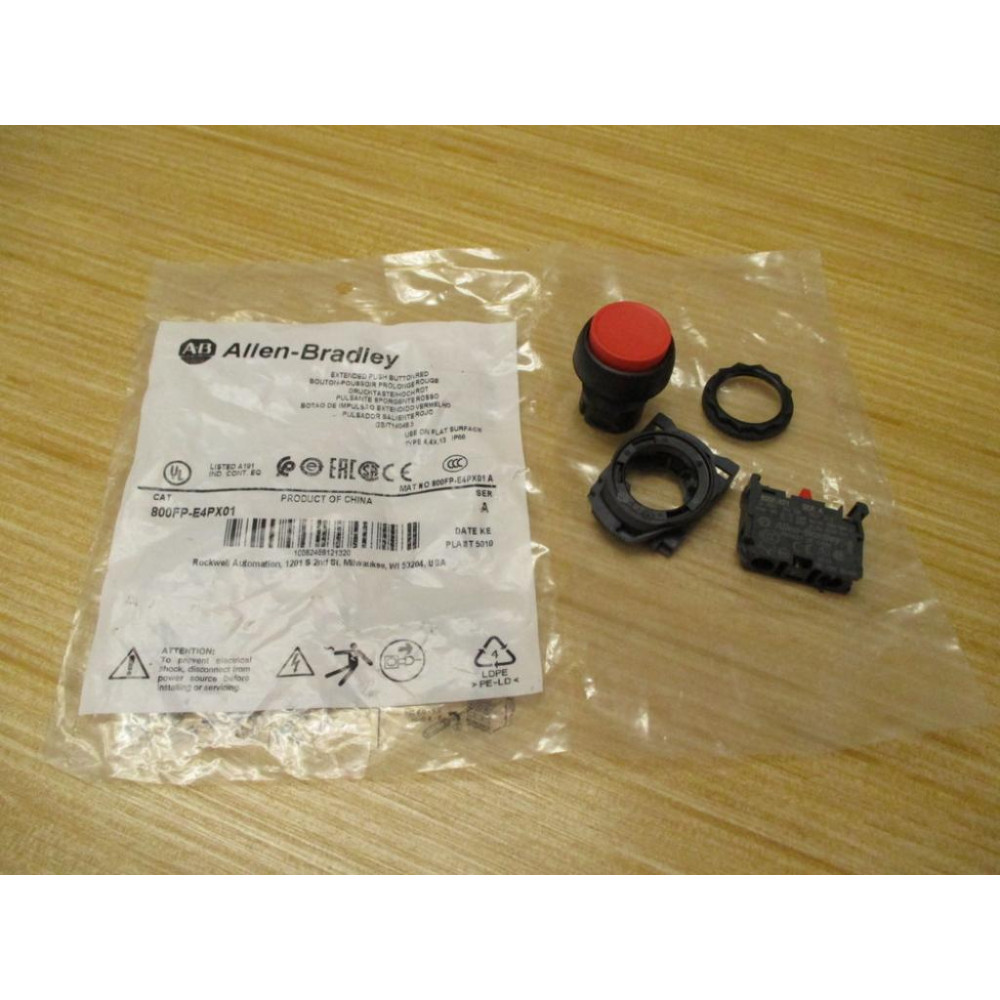 Allen Bradley 800FP-E4PX01 Extended Push Button 800FPE4PX01