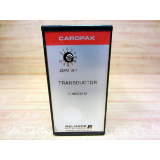 Reliance 0-49009-13 CardPak Transductor O-49009-13 - Used