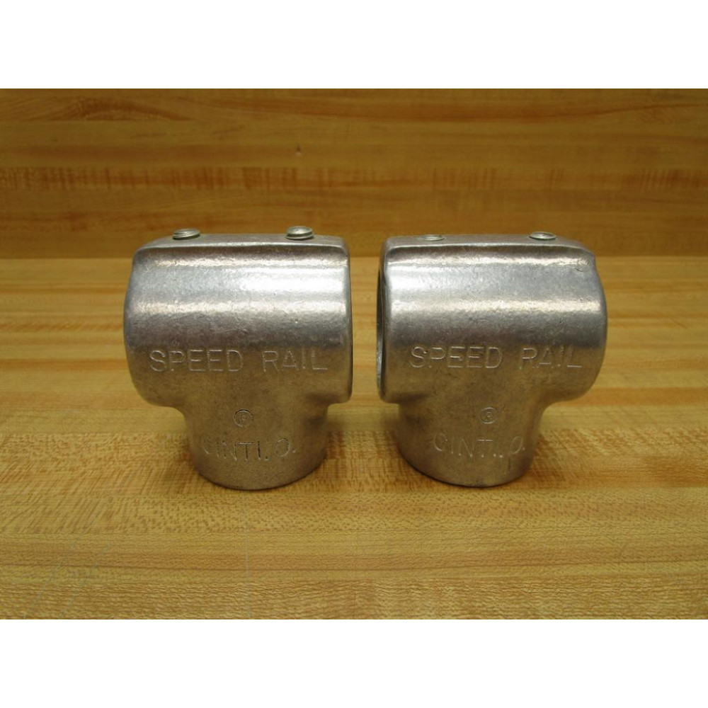 Hollaender 07040 Speed Rail Fitting 5 Tee (Pack of 2) - New No Box Hollaender 07040 Speed Rail Fitting 5 Tee (Pack of 2) - New No Box