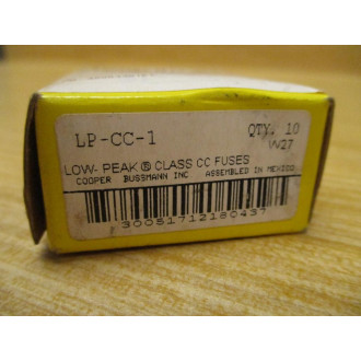 Cooper LP-CC-1 Bussmann Fuse LPCC1 (Pack of 10)