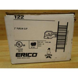 Erico Caddy 122 Z Purlin Clip (Pack of 60)