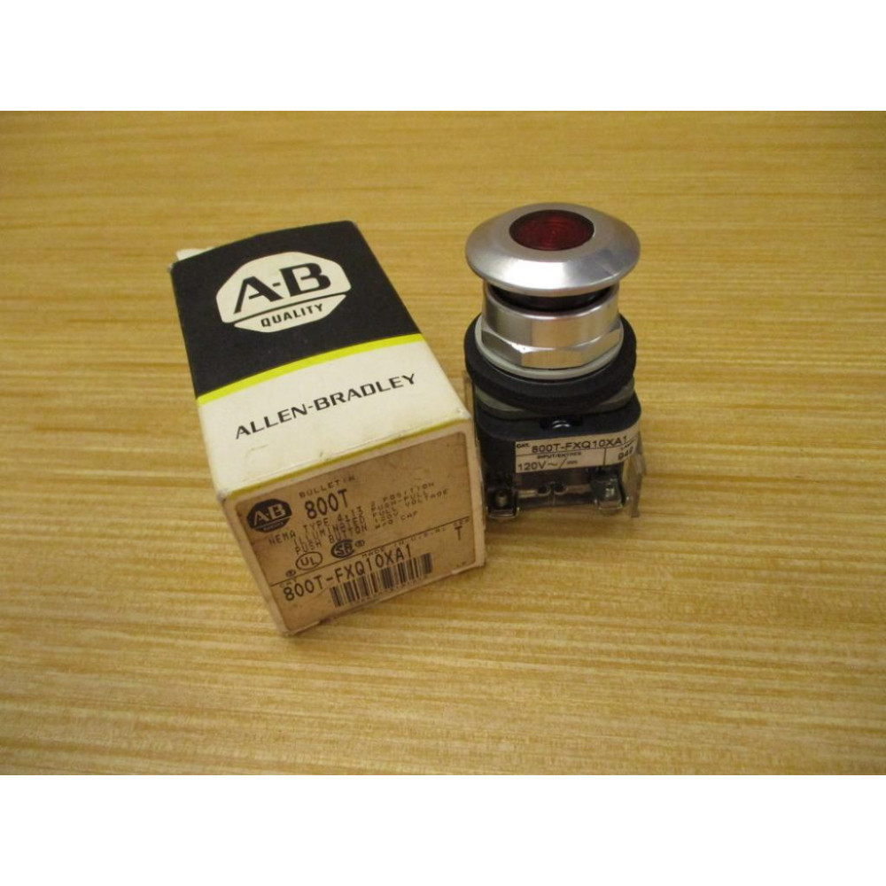 Allen Bradley 800T-FXQ10XA1 Red Button 800TFXQ10XA1 W800T-XA1Blank