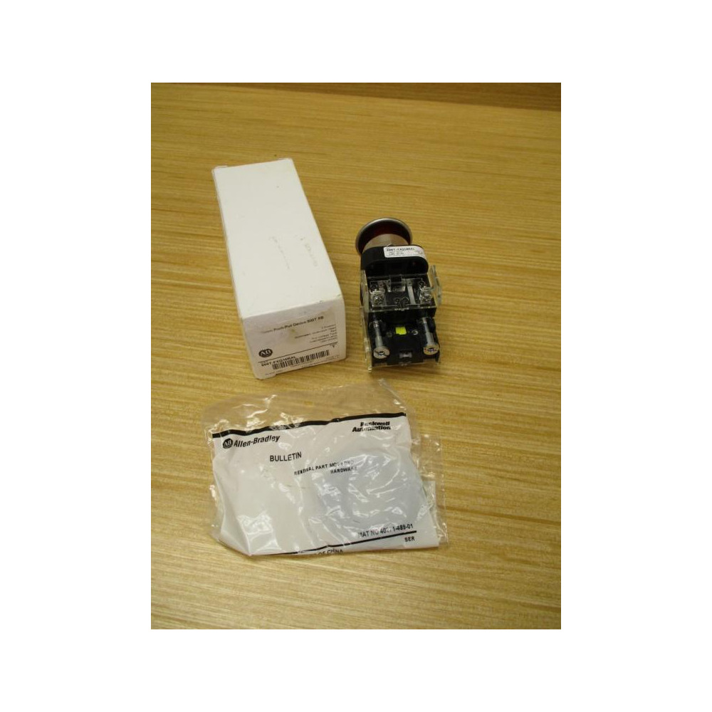 Allen Bradley 800T-FXQ10RAL Red Button 800TFXQ10RAL