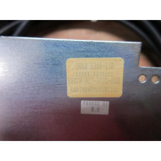 Asea Brown Boveri 3HAB5388-10 ABB Connection Plate WCable - Used
