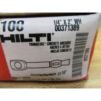 Hilti 00371389 Parawedge Concrete Anchor (Pack of 100)