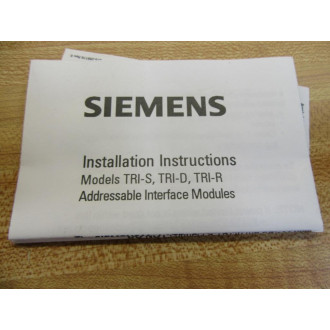 Siemens Pyrotronics TRI-S Fire Alarm Interface 500-896225