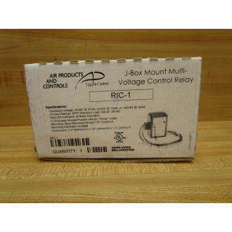 Air Products & Controls RIC-1 Multi-Voltage Control Relay RIC1