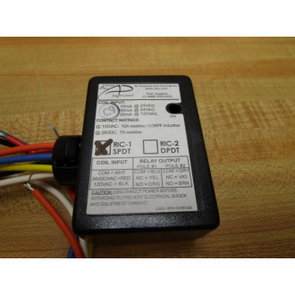 Air Products & Controls RIC-1 Multi-Voltage Control Relay RIC1