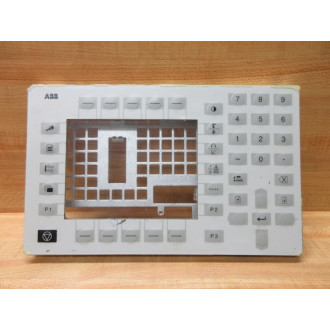 ABB 3HNM05345-1 Teach Pendant Keypad Membrane 3HNM053451 WBack Panel - Used