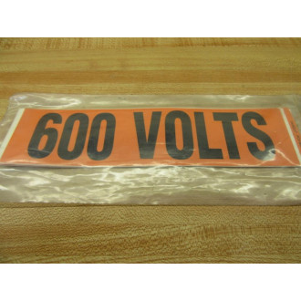 Panduit PCV-600A Voltage Marker Card PCV600A (Pack of 5)