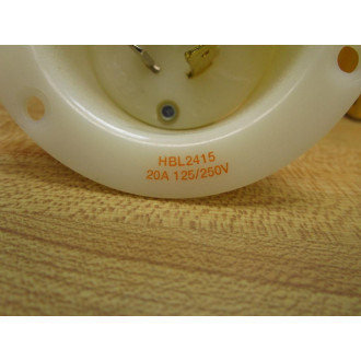 Hubbell HBL2415 20A Flanged Twist-Lock Inlet