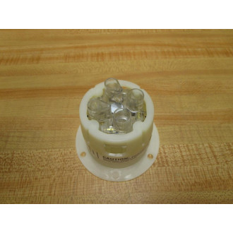 Hubbell HBL2415 20A Flanged Twist-Lock Inlet