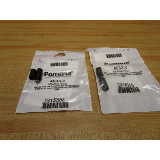 Pomona 4933-0 Banana Plug 1915358 (Pack of 2)