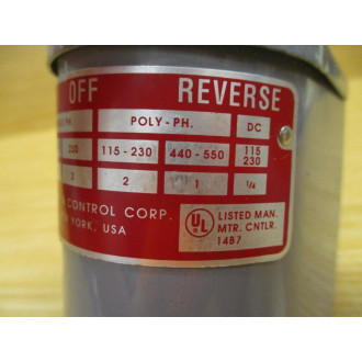 Relay & Control RS-1M Reversing Drum Switch RS1M - New No Box