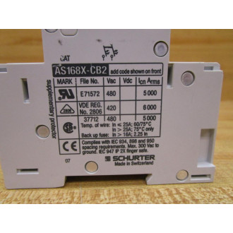 Schurter AS168X-CB2H180 18A Circuit Breaker AS168XCB2H180 - Used