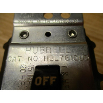 Hubbell HBL7810UD General Purpose Switch 724F - New No Box