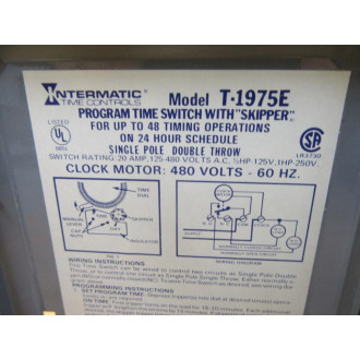 Intermatic T-1975E Programable Time Switch T1975E - New No Box