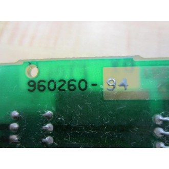 Allen Bradley 960260 PS Control Card - Used