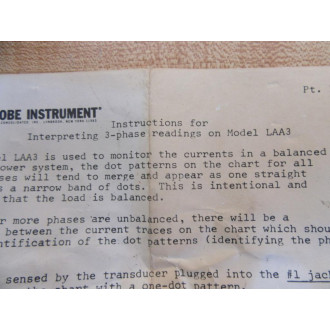 Amprobe LAA3 AC Current Recorder - Used